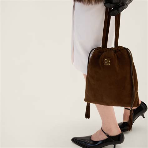 Cocoa Brown Joie Suede Bag .